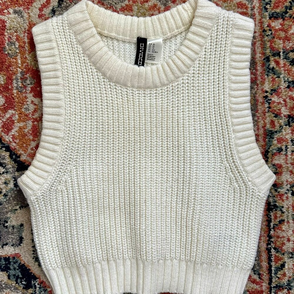 H&M Sweater Cropped Tank Top